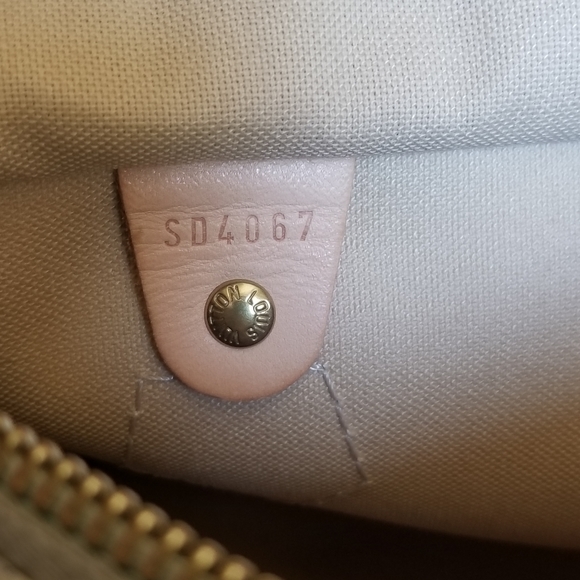 Extra pictures Auth Louis Vuitton Speedy Azur 25 - Picture 12 of 13